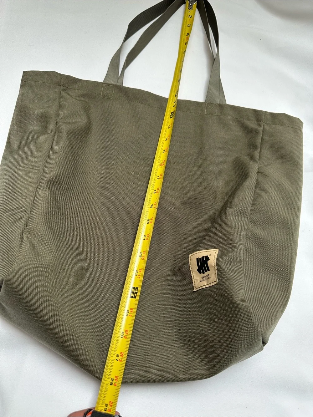 NEW UNDEFEATED BAG TOTE SHOULDER MESSENGER CANVAS NYLON OLIVE LIMITED EDITION